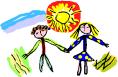 children holding hands