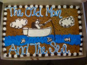 The Old Man and the Sea Cookie 