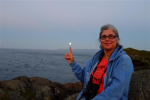 Moon in Maine